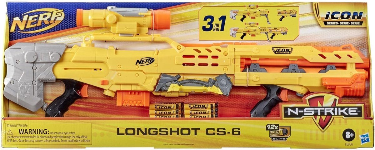 Nerf N-Strike Icon - Longshot CS-6