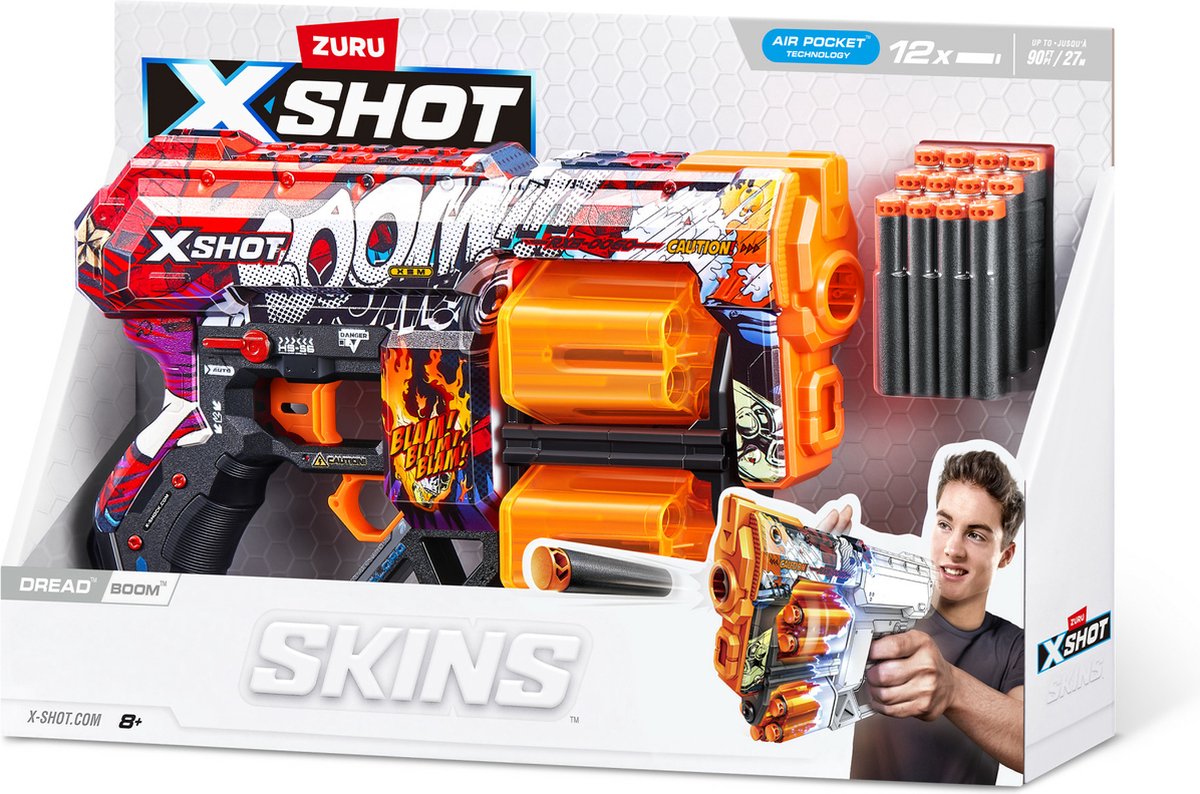 Zuru X-Shot Excel Skin Dread XS-36517