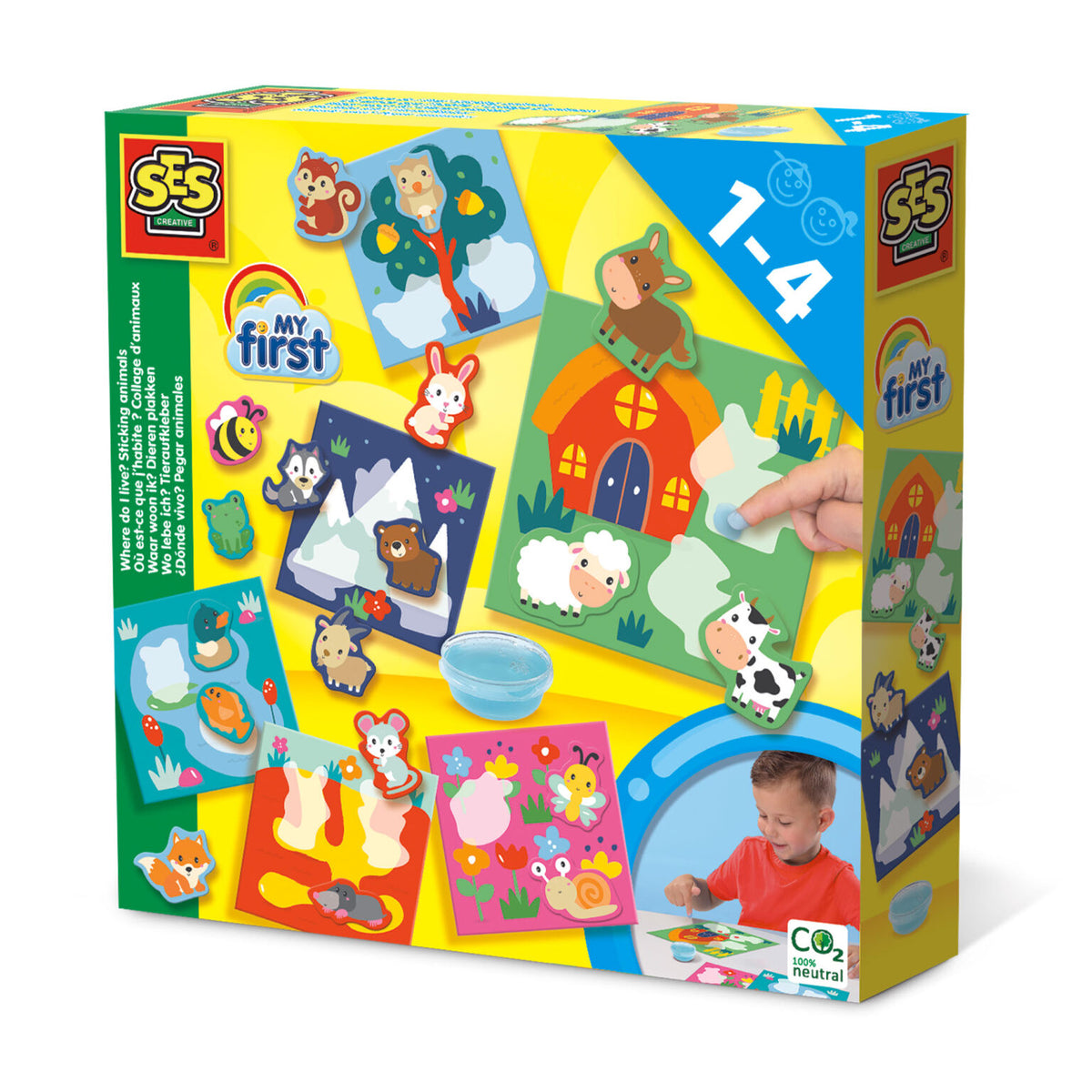 My First - Kje živim? Lepilne živali
