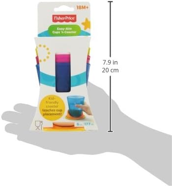 Fisher-Price - Jednostavno ciljanje: šalice i podmetač (4 šalice) (Y3536)