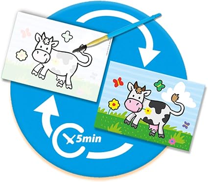 Barvanje z vodo - Kmečke živali