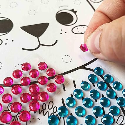 Diamantna pobarvanka z aktivnostmi 3 v 1