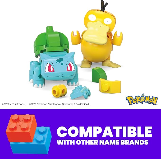 Mattel Mega Pokemon - Bulbasaur & Psyduck Pokeballs (HXP14)