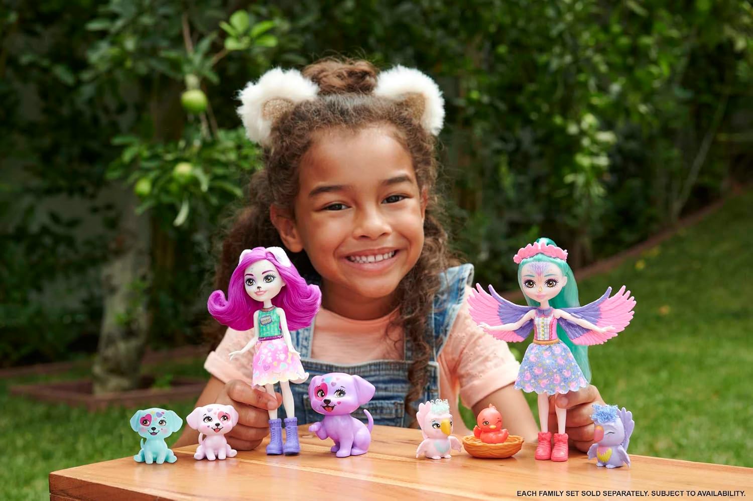 Mattel Enchantimals: Main Street City Tails - Filia Sparrow Family (HKN15)