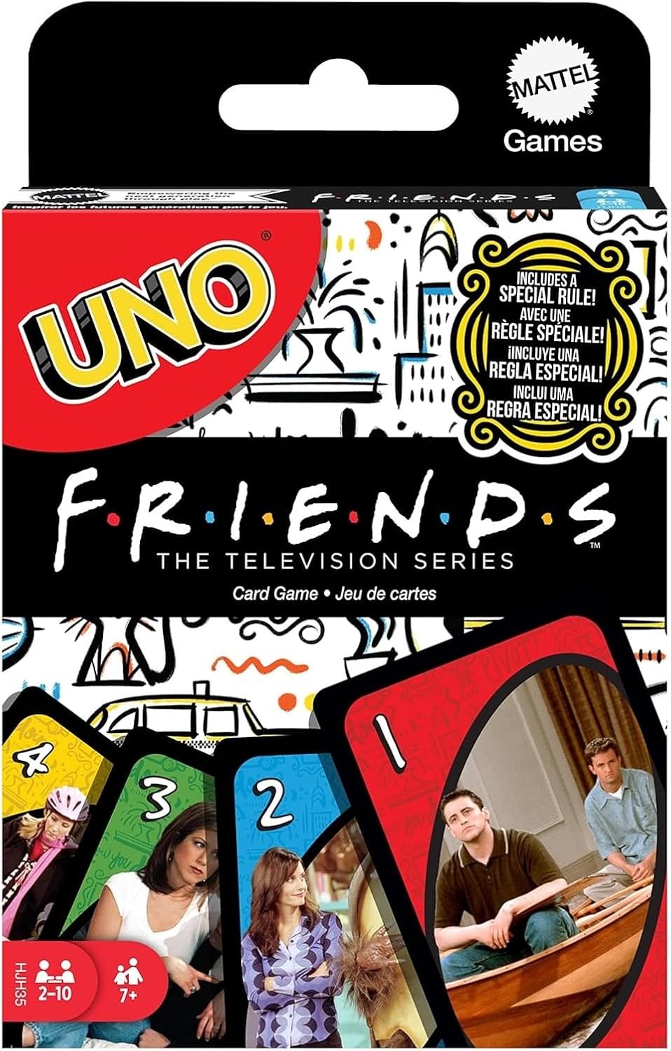Mattel Uno: Igra s kartami Friends, temelji na televizijski seriji (HJH35)