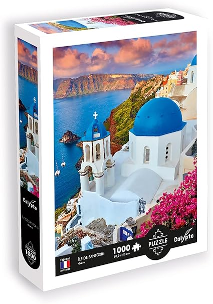 Puzzle 1000 dijelova - Pejzaž - Santorini - Grčka