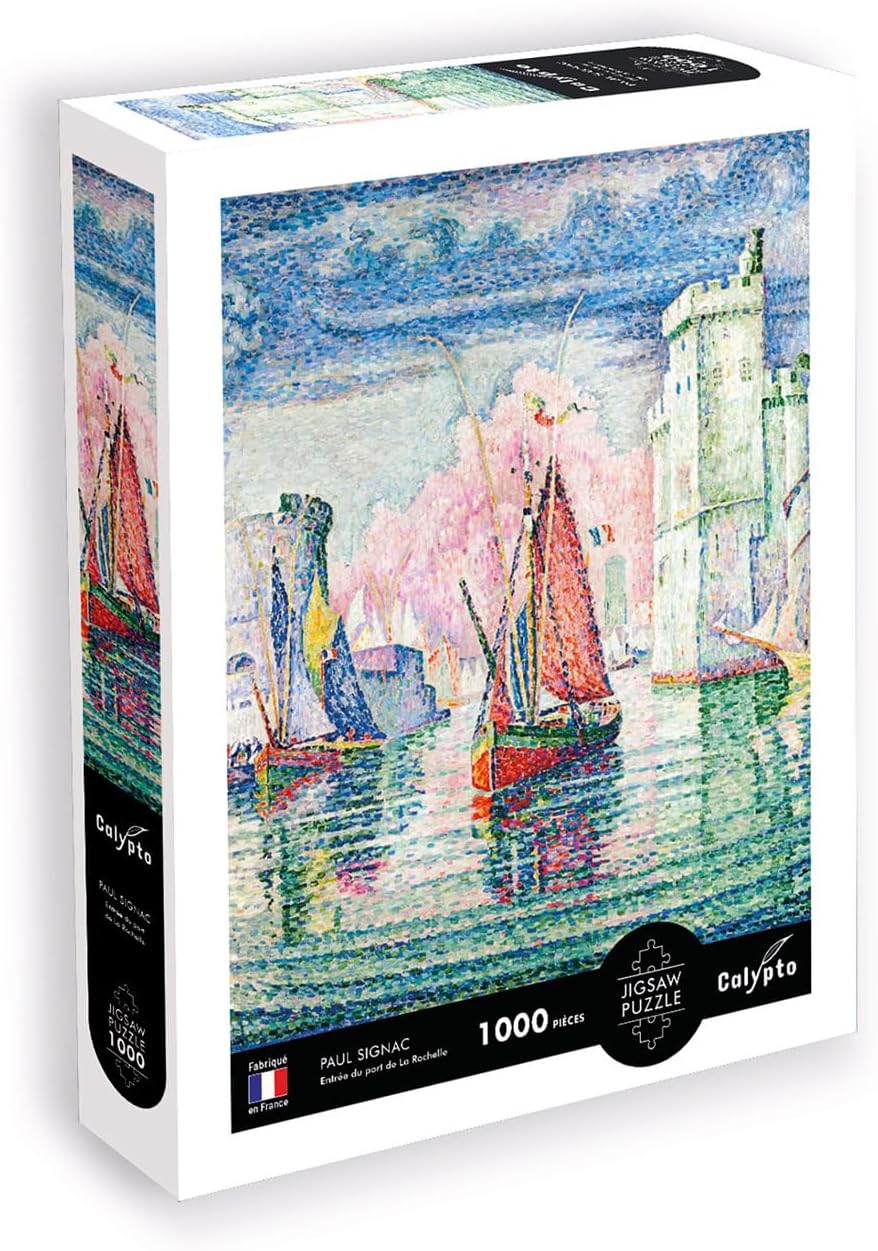 Puzzle 1000 dijelova - Ulaz u luku La Rochelle - Paul Signac