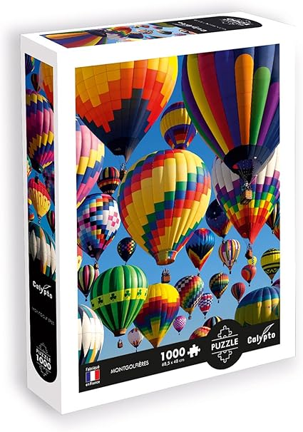 Puzzle 1000 dijelova Paysage - Montgolfieres