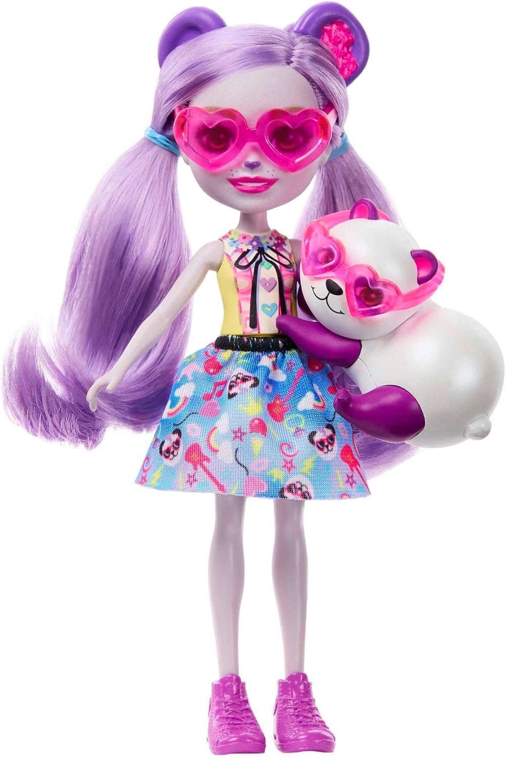 Mattel Enchantimals: Glamurozna zabava - Pemma Panda & Clamber Doll (HNT58)