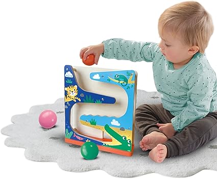 Lesena proga za žogico - Krokodil