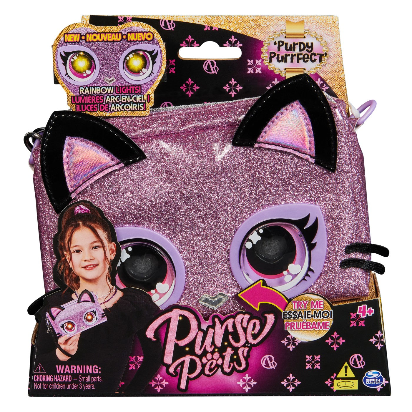 Purse Pets - 'Purdy Purrfect' interaktivna torbica Kitty (6067884)