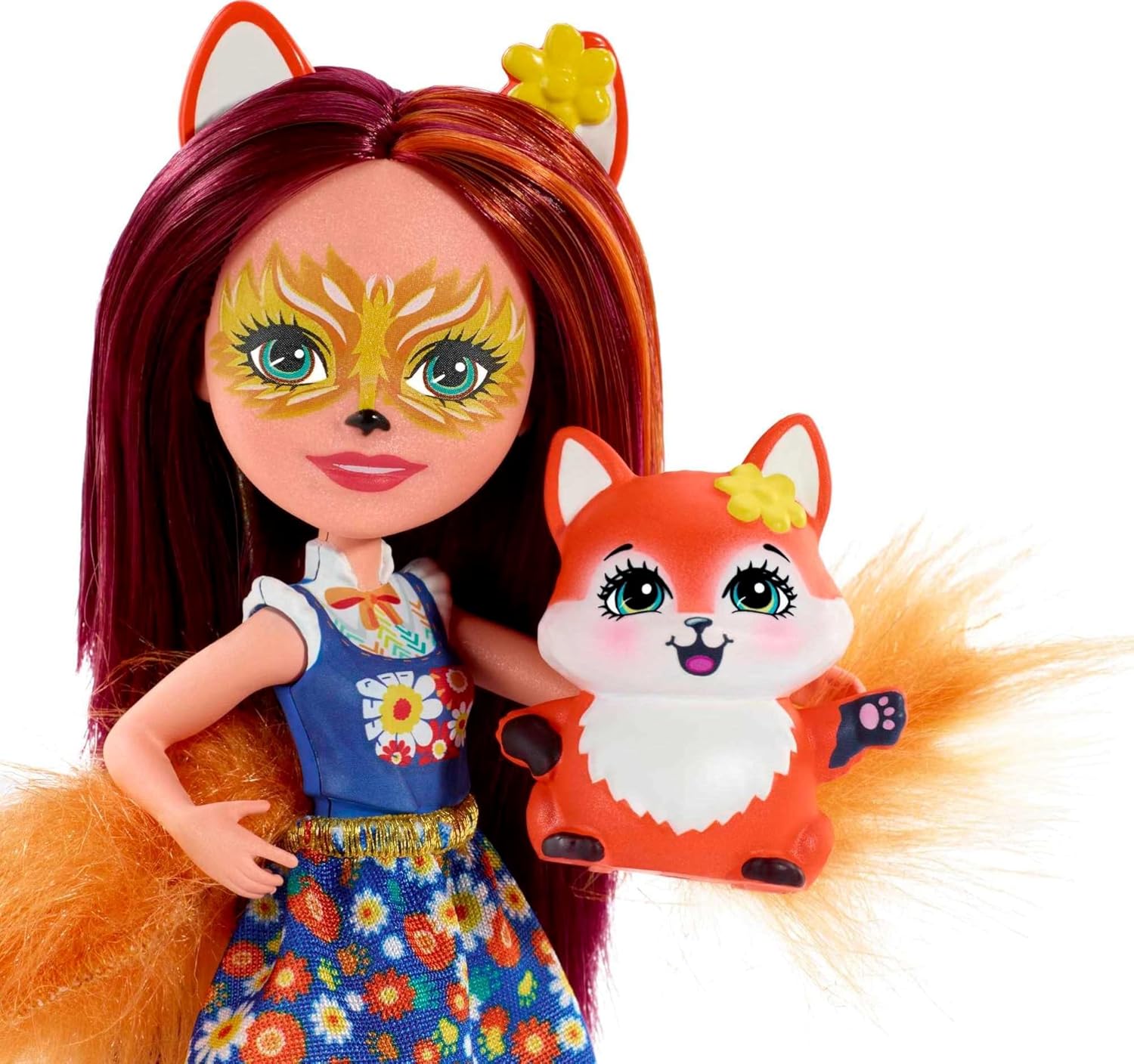 Mini lutka Mattel Enchantimals - Felicity Fox & Flick (FXM71)