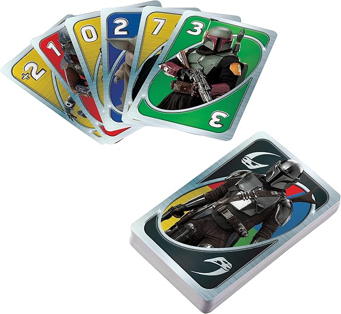 Mattel UNO Star Wars - Igra s kartami Mandalorian (HJR23)