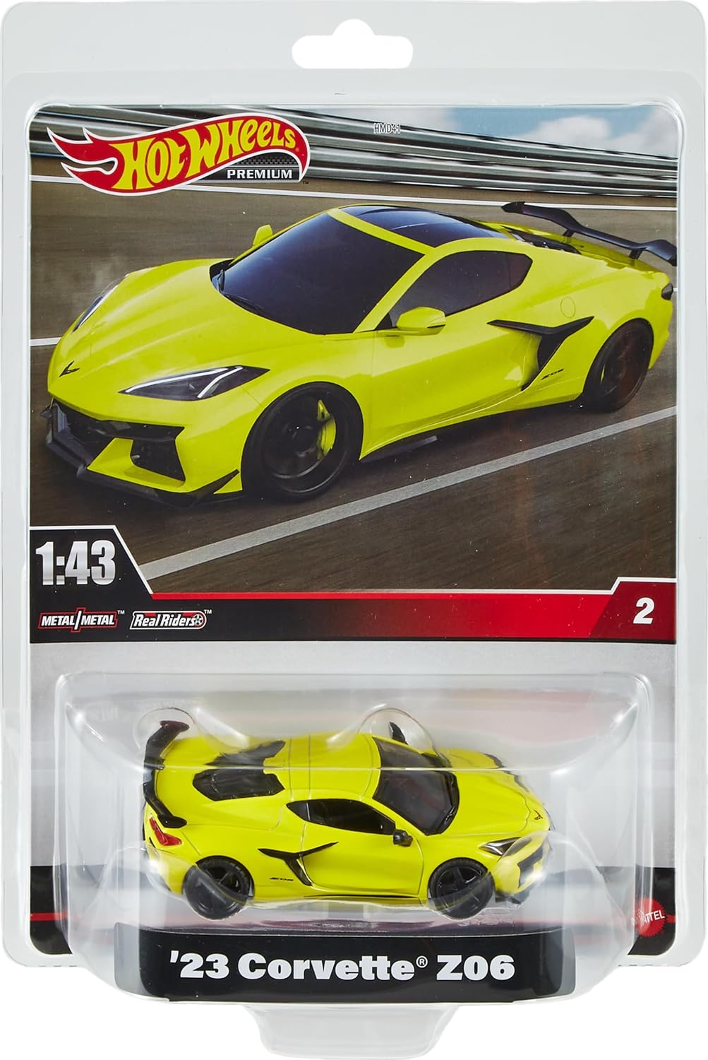 Hot Wheels Premium 1:43 – 2023 Corvette Z06 Accelerate Yellow