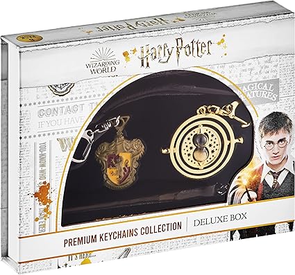P.M.I. Harry Potter Kovinska Premium Kolekcija Obeskov za Ključe - 6 Pack Deluxe Škatla (Naključno) (HP8550)
