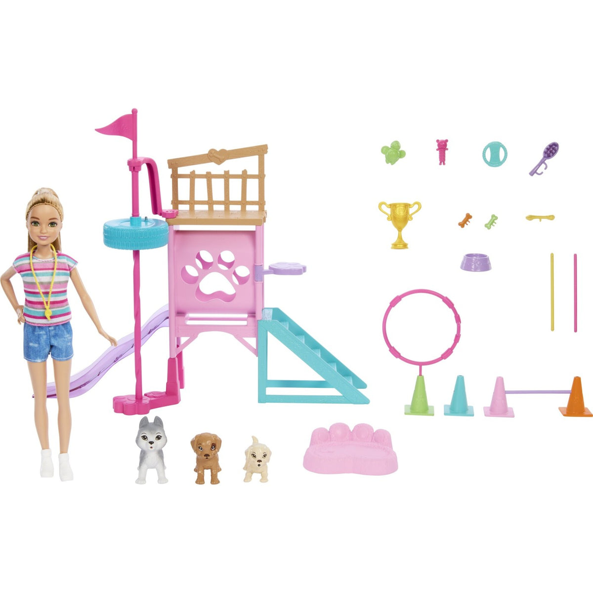 Mattel Barbie - Lutka in komplet za igro (HRM10)