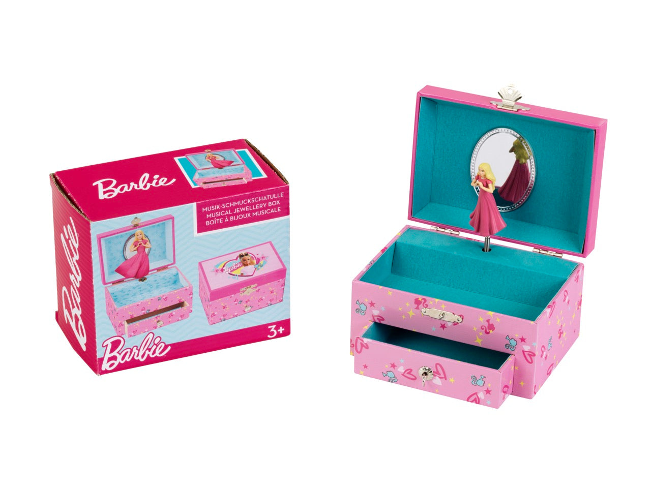Barbie - Glazbena kutija za nakit personalizirana s Barbie