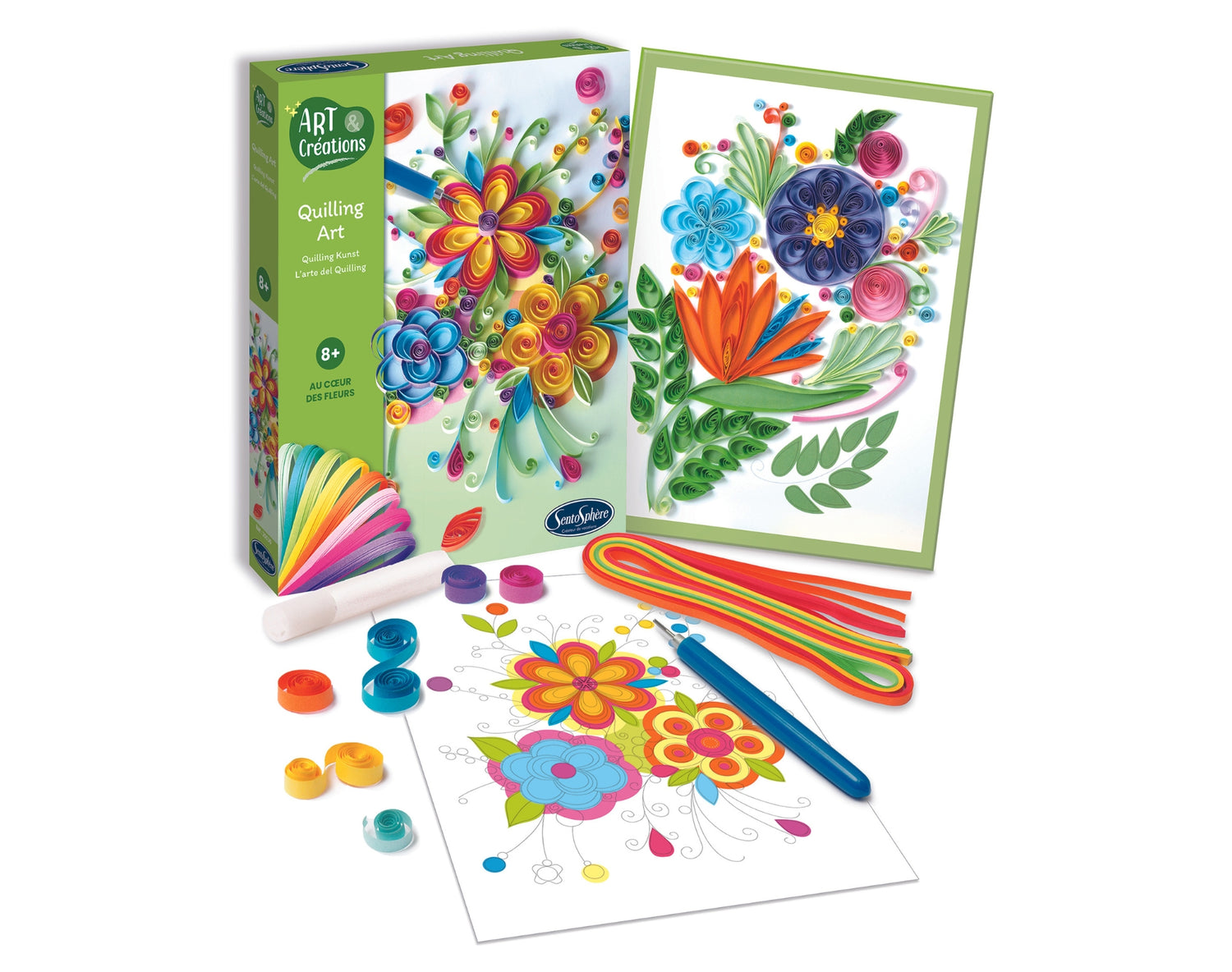 Art & Creations Quilling Art - U srcu cvijeća
