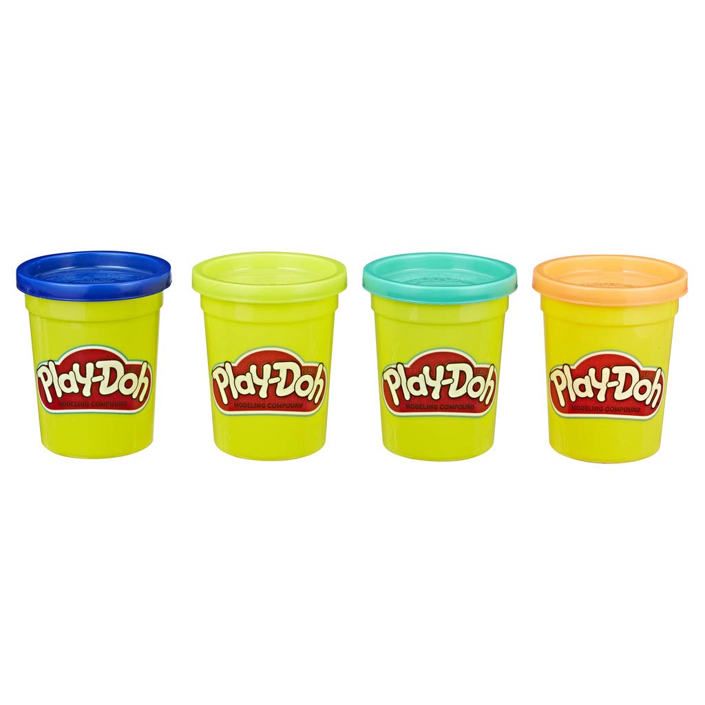 Hasbro Play-Doh limenke divlje boje (pakiranje od 4) (E4867)