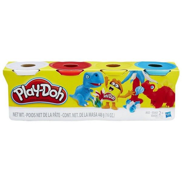 Hasbro Play-Doh - Classic Color Tube Set (Paket od 4) (B6508)