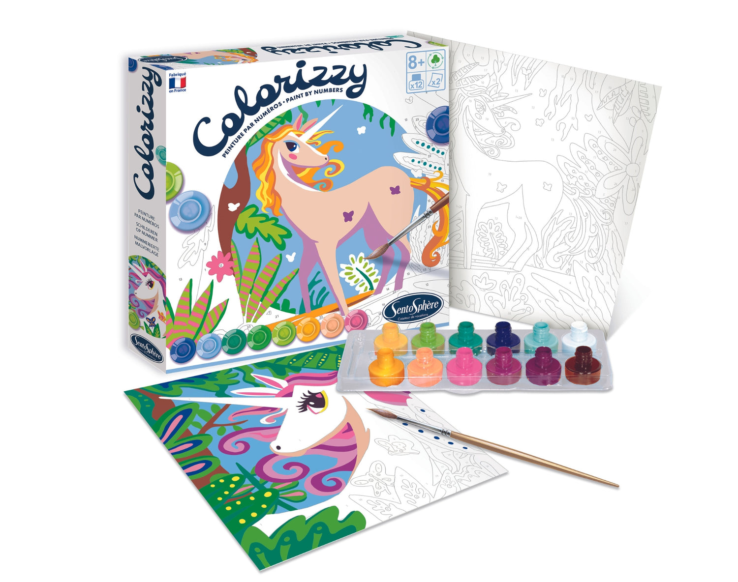 Colorizzy Slikaj po brojevima jednoroge