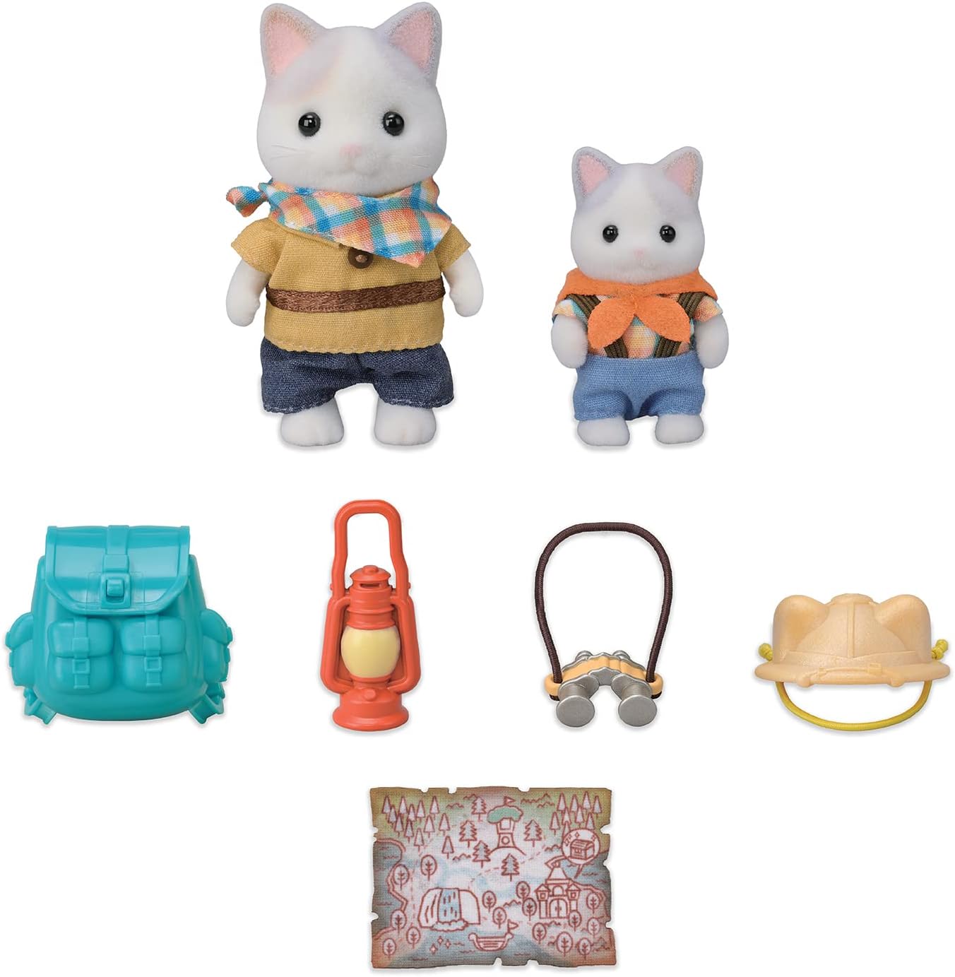 Sylvanian Families - Uzbudljivi set za istraživanje - Latte Cat Brother and Baby 5763