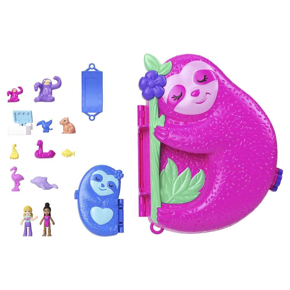Mattel Polly Pocket: 2-u-1 plišana torba za ljenjivce (HRD40)