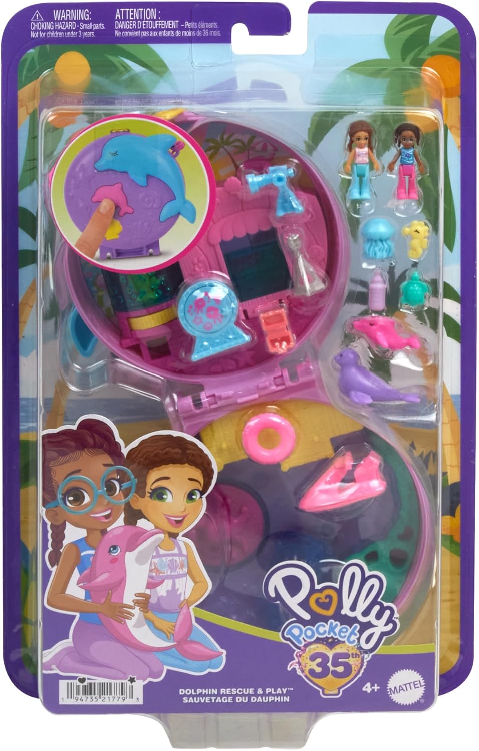 Mattel Polly Pocket: Polly Pocket 35th - Dolphin (HWN96)
