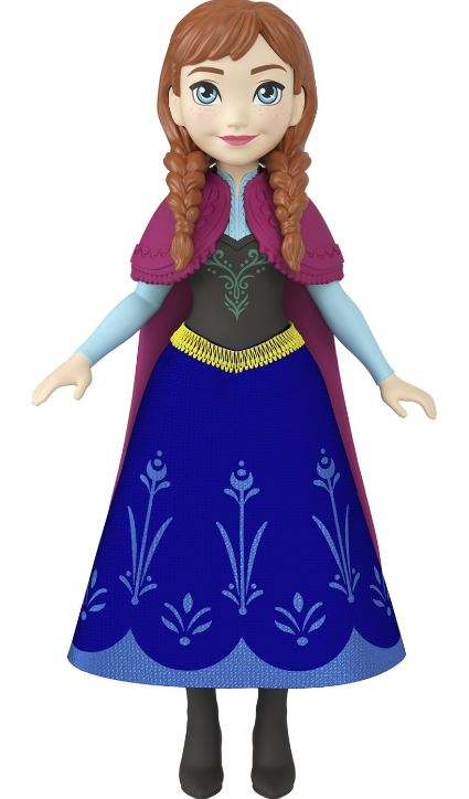 Mattel Disney Frozen - mala lutka Anna (9 cm) (HPD46)