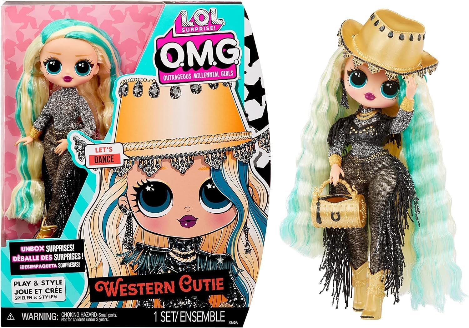 MGA LOL iznenađenje!: OMG - Western Cutie Doll (588504EUC)