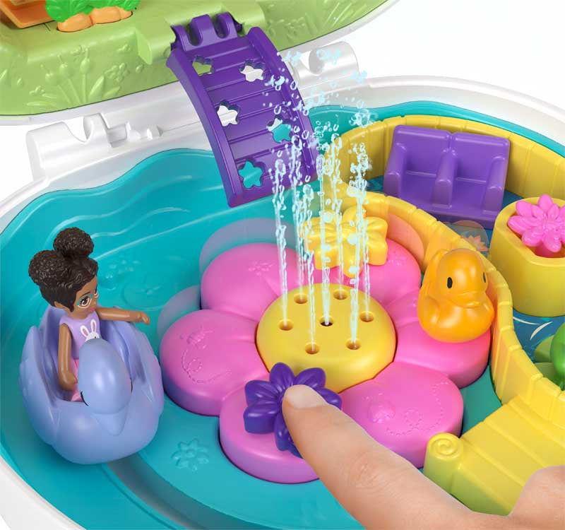Mattel Polly Pocket: Cvjetni vrt - kompaktan sa zekom (HKV36)