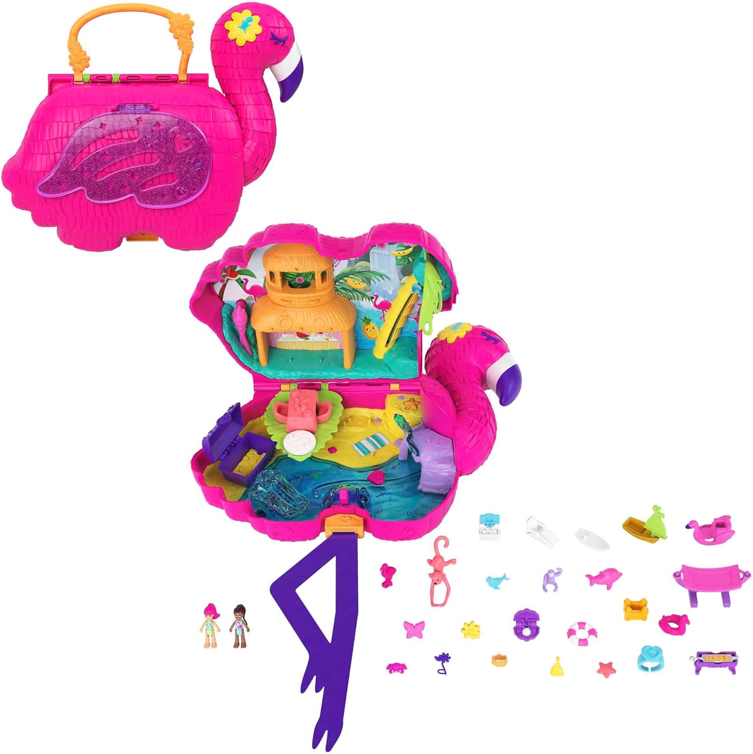 Mattel Polly Pocket - Flamingo Party Piniata (HGC41)