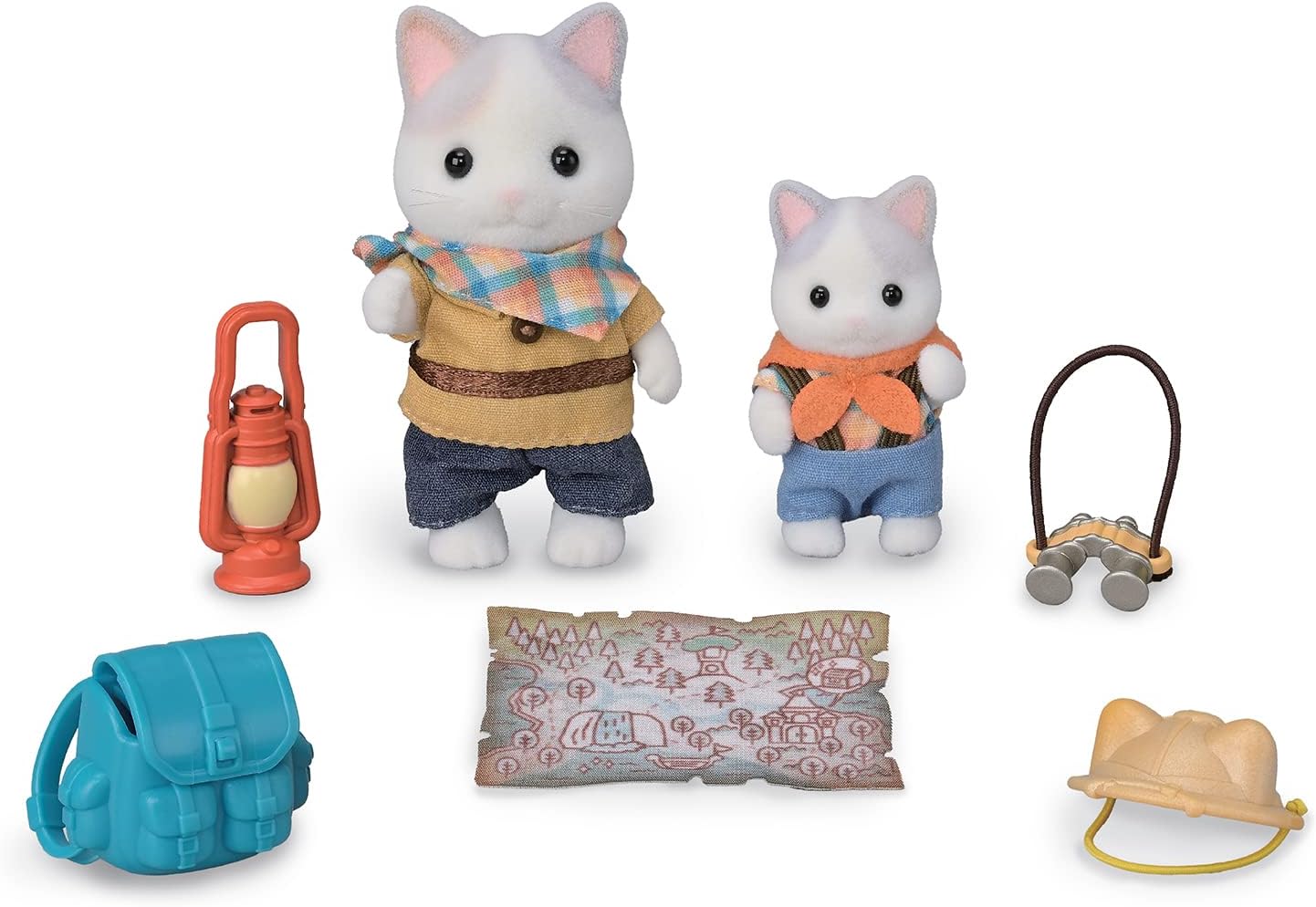 Sylvanian Families - Uzbudljivi set za istraživanje - Latte Cat Brother and Baby 5763
