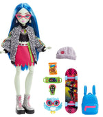 Mattel Monster High: lutka Ghoulia Yelps s lutkom Sir Hoots i dodacima (HHK58)