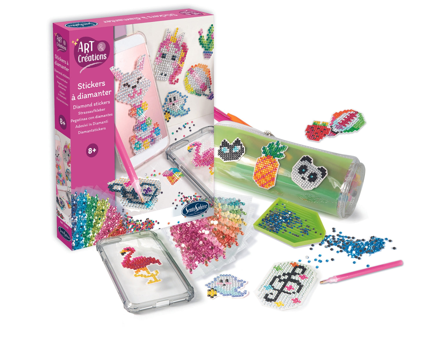 Art & Creations Naljepnice A Diamanter