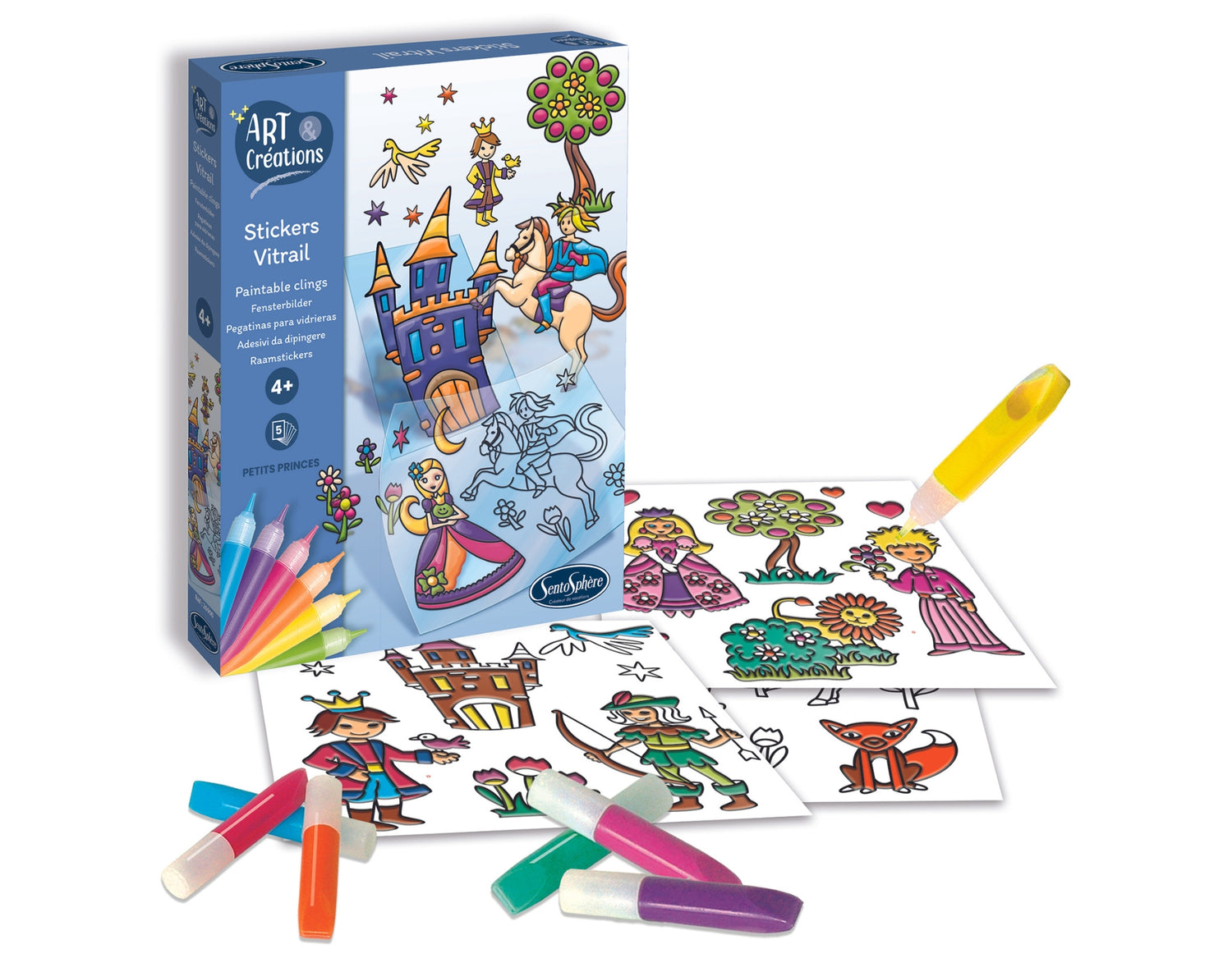 Art & Creations Stickers Vitrail - Princeze