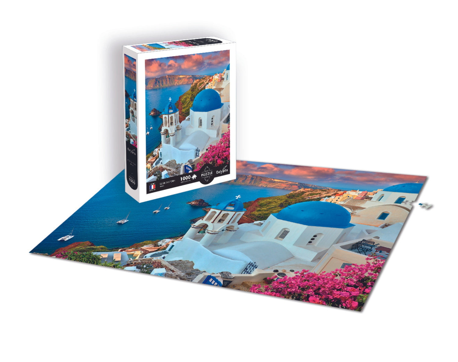 Puzzle 1000 dijelova - Pejzaž - Santorini - Grčka