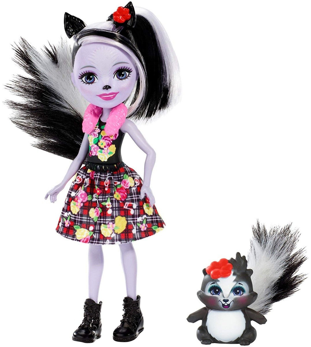 Mini lutka Mattel Enchantimals - tvor kadulja i kapar (FXM72)