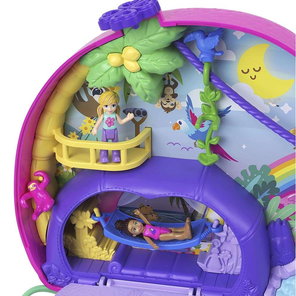 Mattel Polly Pocket: 2-u-1 plišana torba za ljenjivce (HRD40)