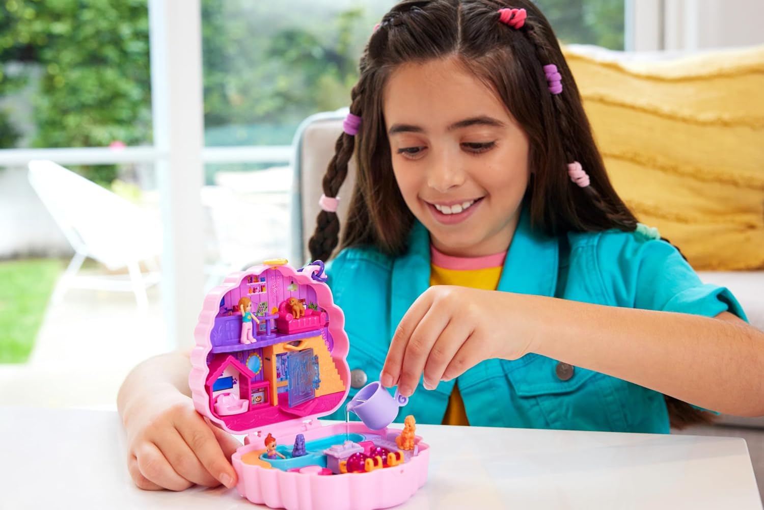 Mattel Polly Pocket: Kompaktna kutija za njegu i glamur - Pudlica (HKV35)