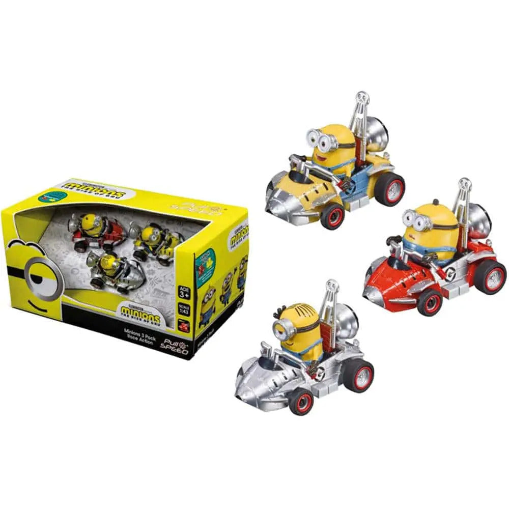 Carrera Pull Speed: Minions: Rise of Gru - 3 Pack Racing Action 1:43 (15813019)