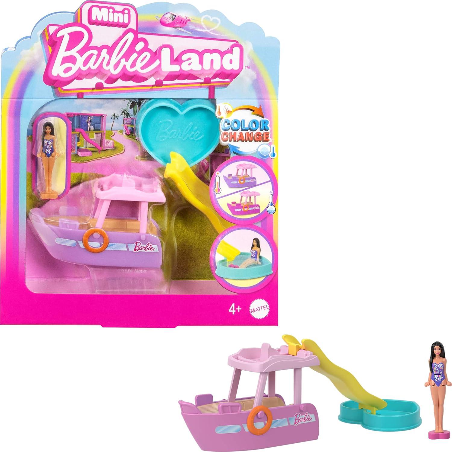 Mattel Barbie: Mini BarbieLand - lutka i čamac iz snova (HYF41)