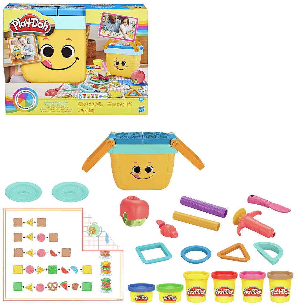 Hasbro Play-Doh: početni set oblika za piknik (F6916)