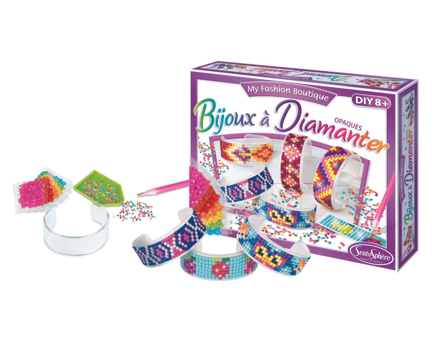 Nakit s neprozirnim dijamantima