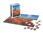 Puzzle 1000 dijelova - Krajolik - Polja tulipana - Nizozemska