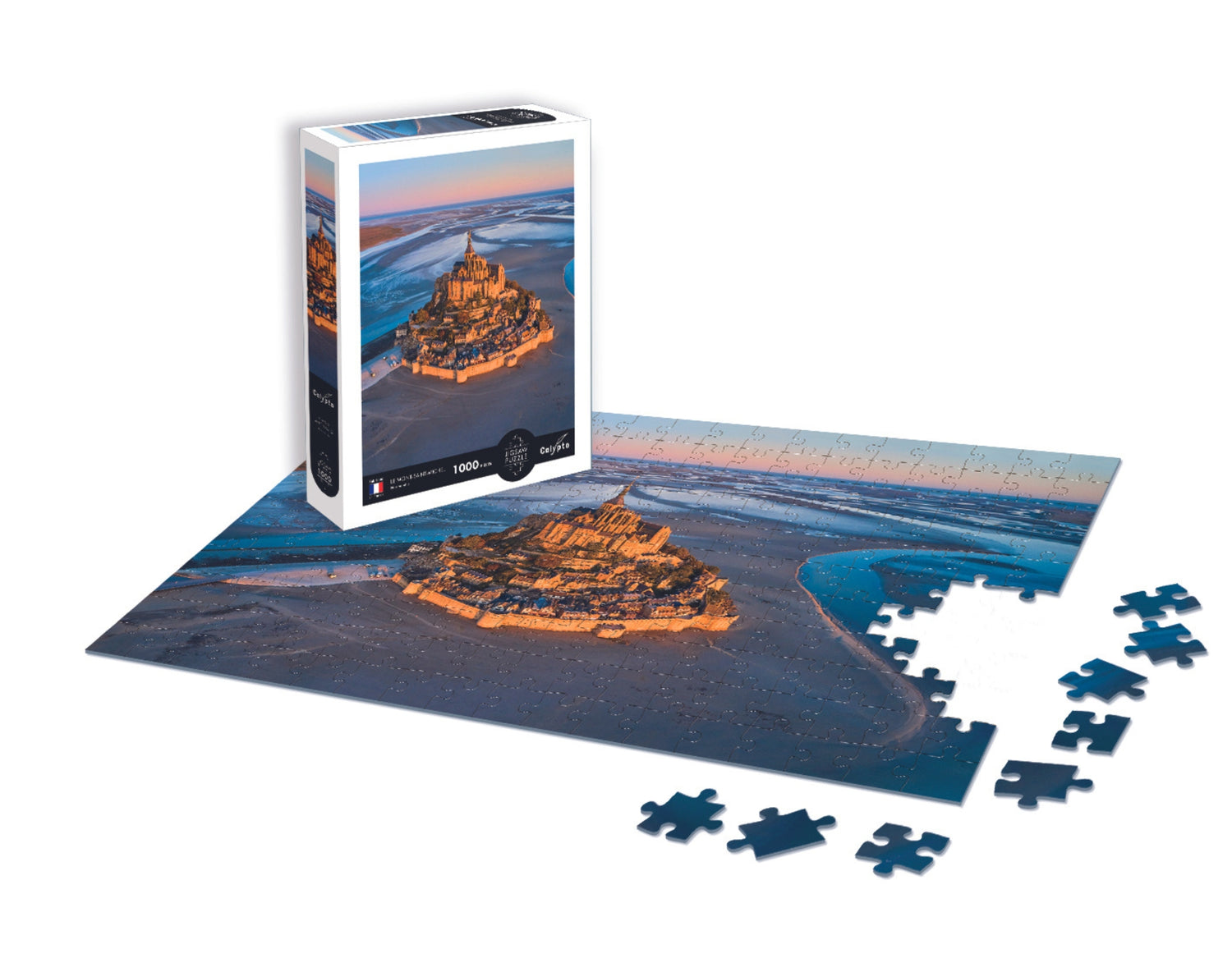 Puzzle 1000 dijelova - Krajolik - Mont Saint-Michel - Normandija