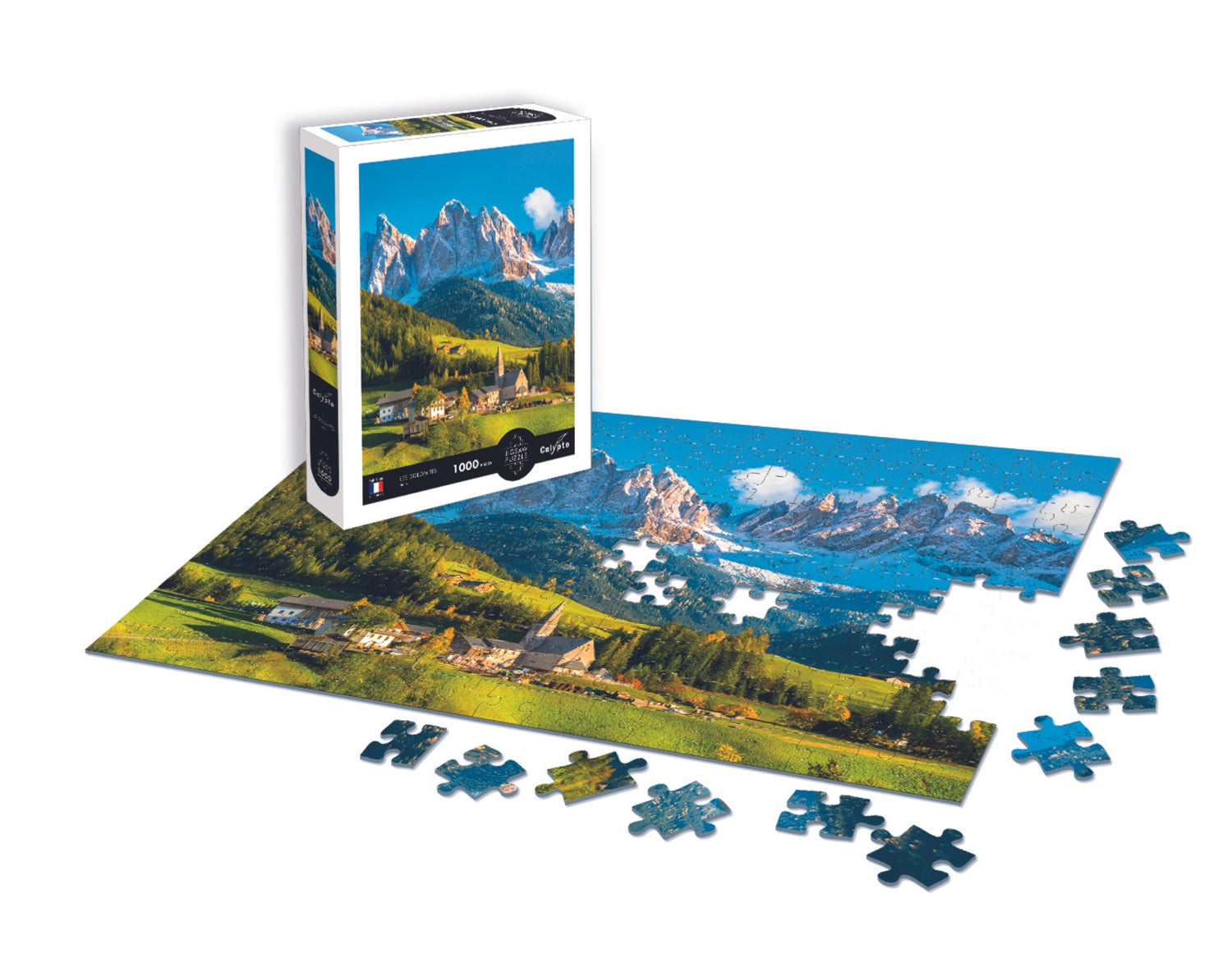 Puzzle 1000 dijelova - Dolomiti - Italija