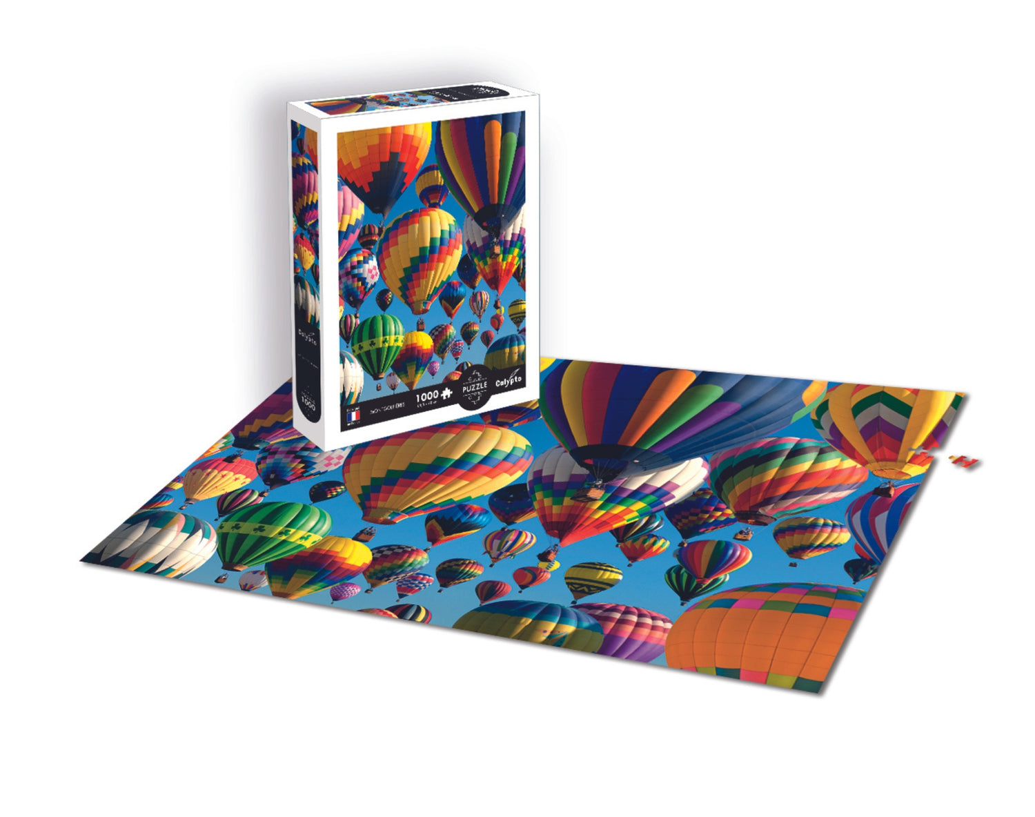 Puzzle 1000 dijelova Paysage - Montgolfieres