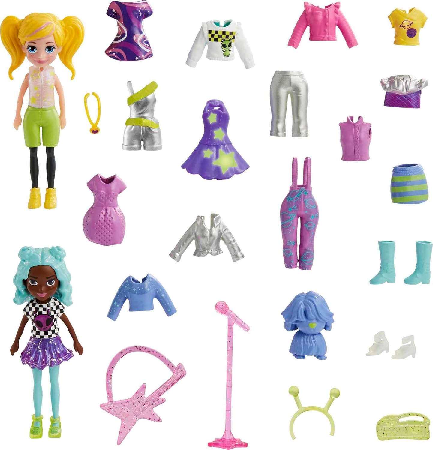 Mattel Polly Pocket - Star Pop Star Fashion Pack (HKV97)