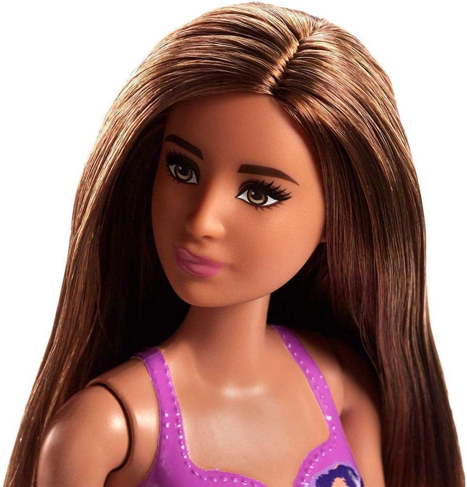 Mattel Barbie - vijoličen gepard kopalni kostim (FJD98)